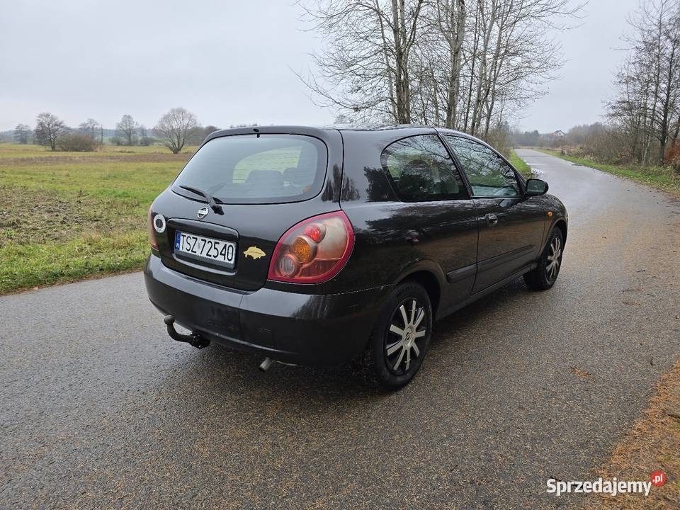 Nissan Almera 15 lpg czarny Stary Solec