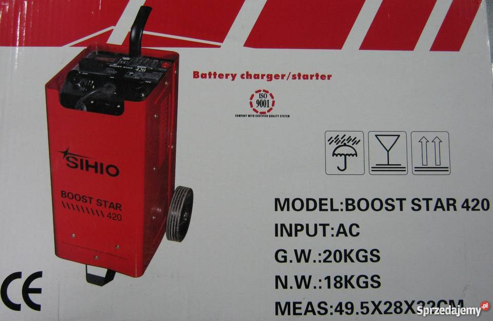 Prostownik z rozruchem 300A SIHIO 420 BOOST Narzędzia mazowieckie