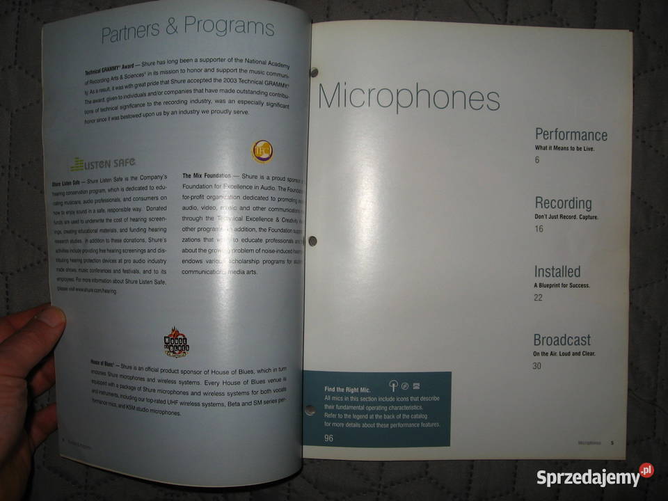 SHURE 2006 Product Catalog katalog Kępice