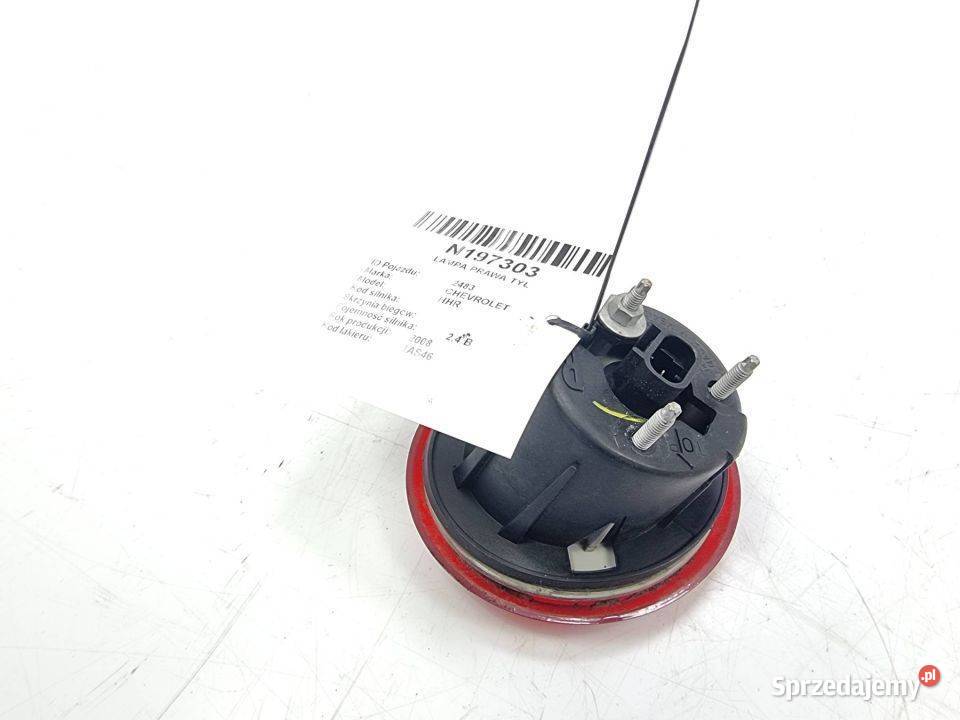 LAMPA PRAWA TYŁ CHEVROLET HHR 25863812 kujawsko-pomorskie Lipno