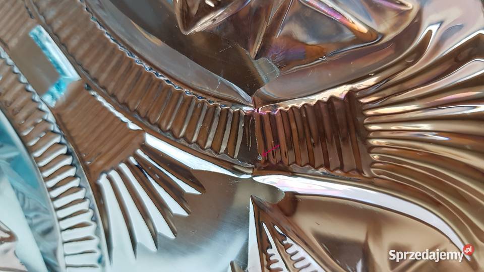 Iryzowana patera półmisek Ząbkowice Hortensja śląskie Dąbrowa Górnicza