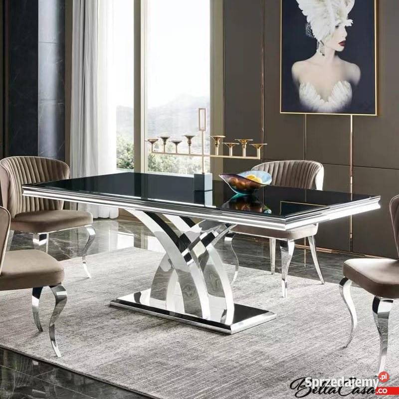 Zestaw mebli glamour Colorado stół ława konsola Warszawa