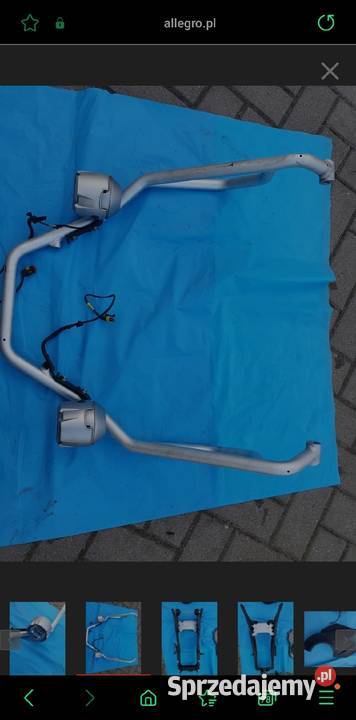 HONDA VFR 1200X stelaż kufra halogen dekiel gmol Nowy Tomyśl