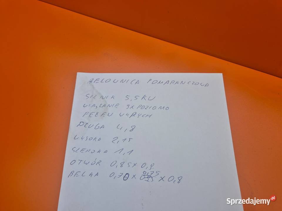 belownica prasa zgniatarka Sośno