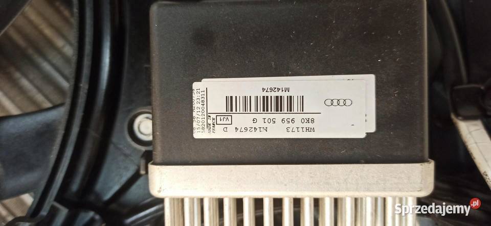 AUDI A5 8T WENTYLATOR CHŁODNICE 20B 8K0959501G