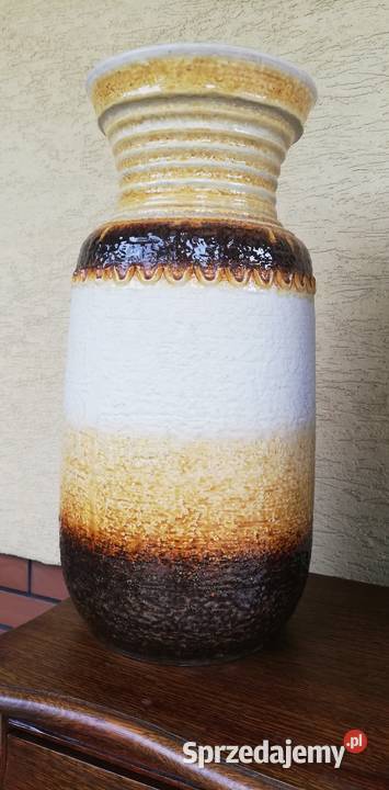 Wazon ceramiczny wysoki dzban na kwiaty stylowy Garwolin