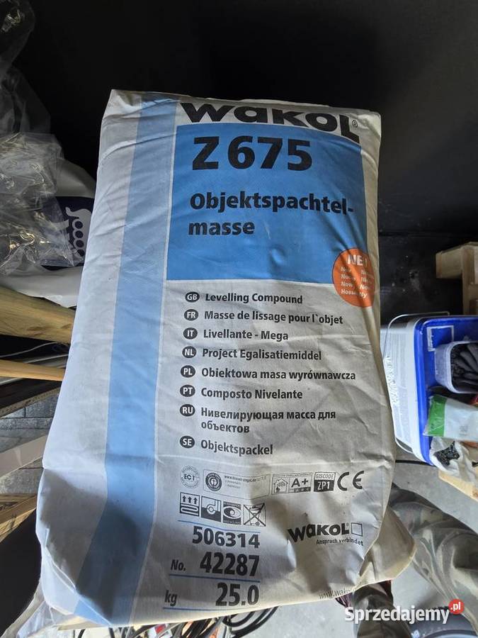 WAKOL Z675 Obiektowa masa wyrownawcza mazowieckie Piaseczno