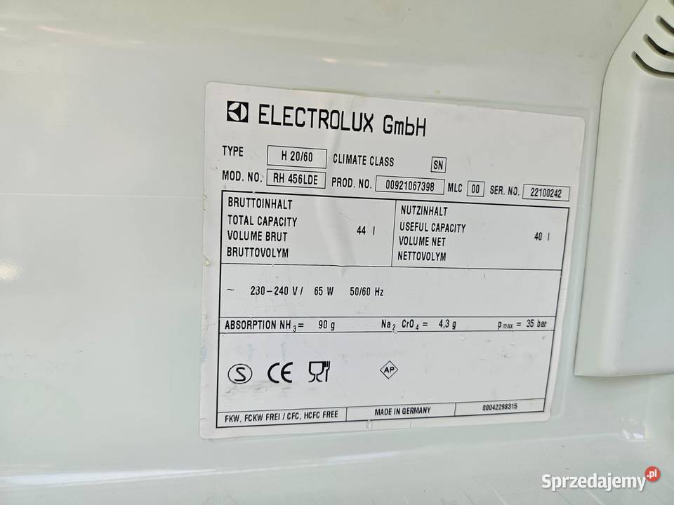 Lodówka minibar RH 456 LDE 56 litrów chłodzenie Pszczyna