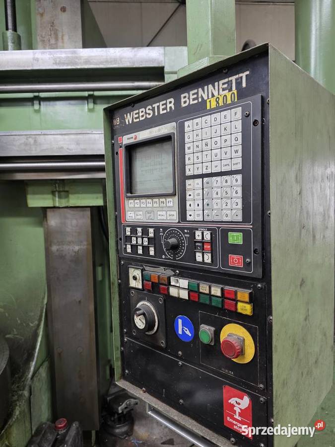 Tokarka karuzelowa WEBSTER BENNET 1600 Tarnowskie Góry