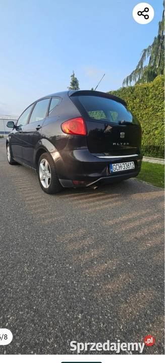 Seat altea 2011 Zadbany czarna perła benzyna