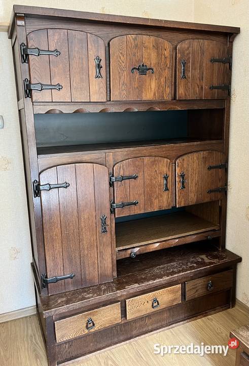 Meble dębowe zestaw dwie sztuki Namysłów