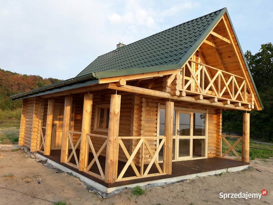 DREWNIANY DOM Z BALA CAŁOROCZNY 74M2 LETNISKOWY Domki drewniane podkarpackie Rzeszów
