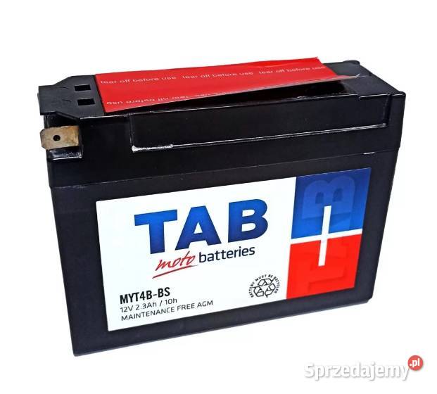 Akumulator motocyklowy TAB MYT4BBS 12V 23Ah 40A