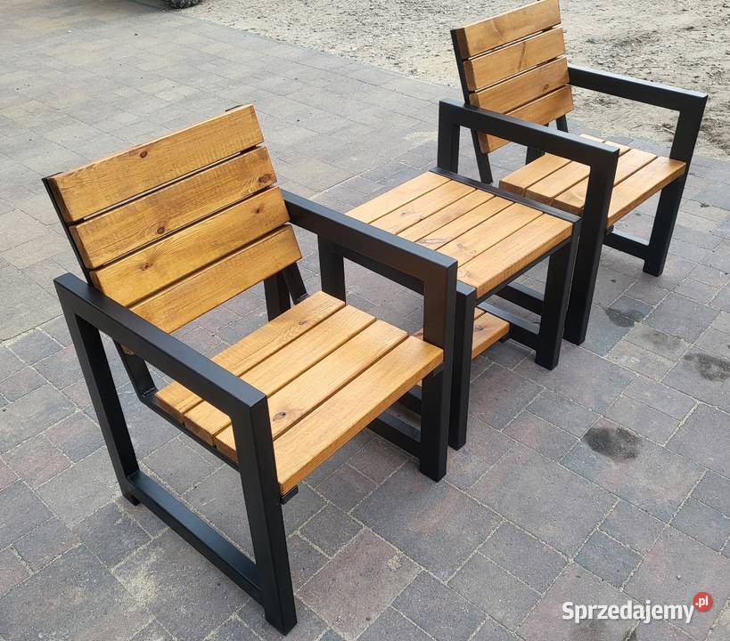 Meble ogrodowe loft industrial lawka Krzesło Wiele