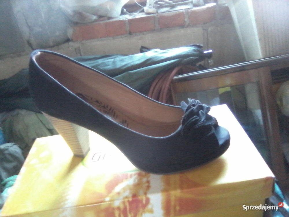 CZÓŁENKA GRACELAND ZAMSZ 39 OPEN TOE PLATFORMY