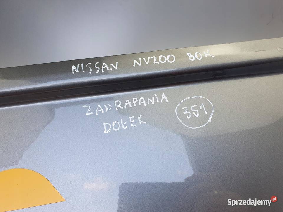 DRZWI LEWE BOCZNE Nissan NV200 NV 200 20092019 Drzwi Chełm