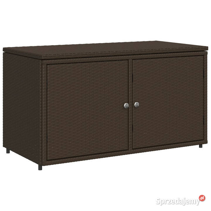 Szafka ogrodowa brązowa 110x55x605 polirattan mazowieckie Warszawa