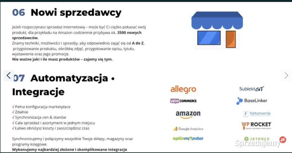 Poprawa Aukcji ALLEGRO Produktyzacja Baselinker wielkopolskie Piła