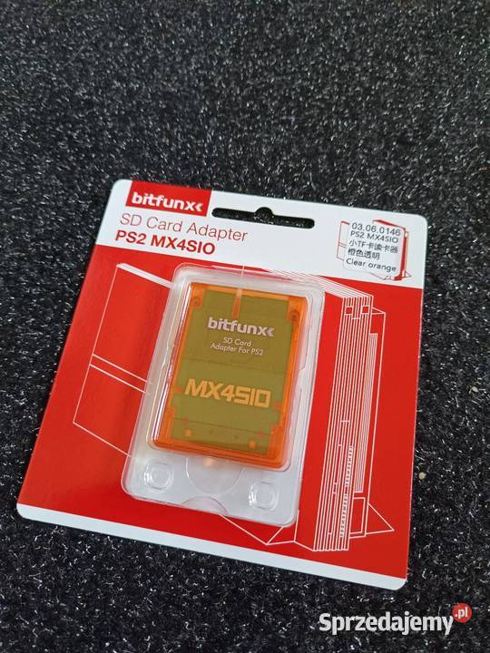 MX4SIO 2 microSD nowy pomarańczowy PlayStation 2 Pruszków
