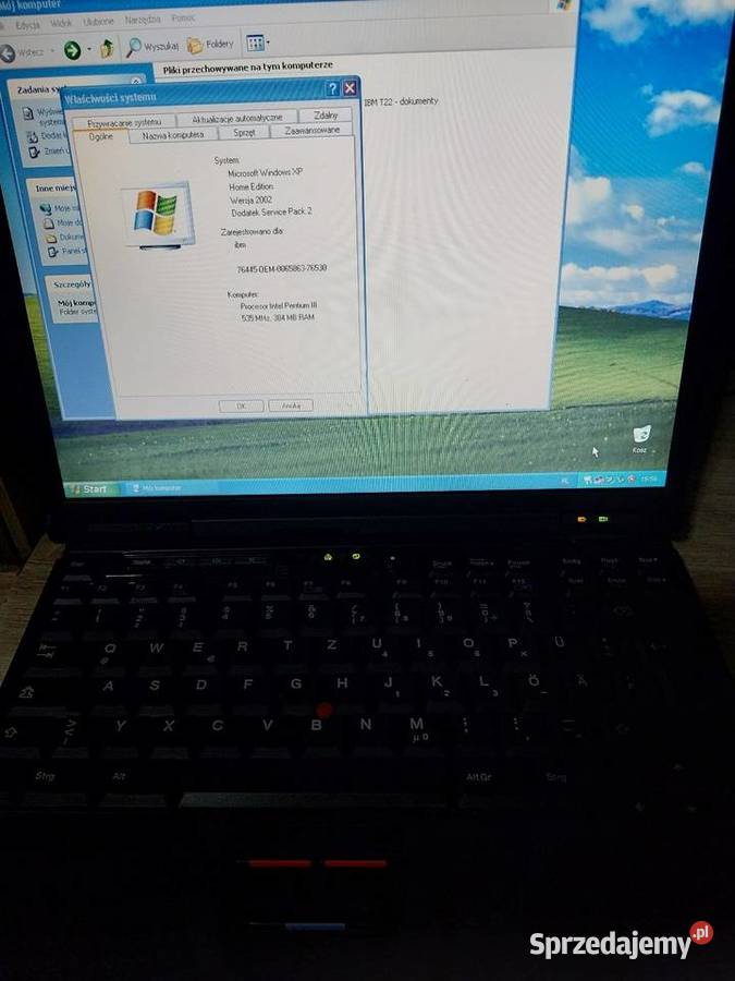 Laptop IBM THINKPAD T22 Grodzisk
