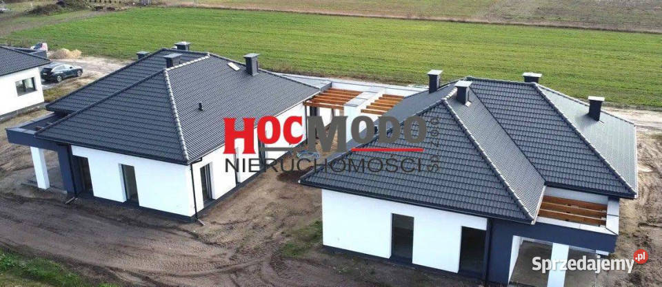 Nowoczesny parterowy bliżniak 13985 m2 Marynino