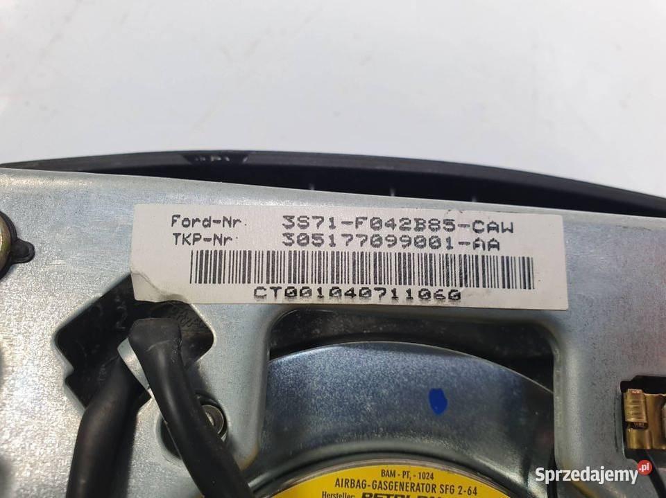 PODUSZKA AIRBAG FORD MONDEO MK3 3S71F042B85CAW osobowe Lipno