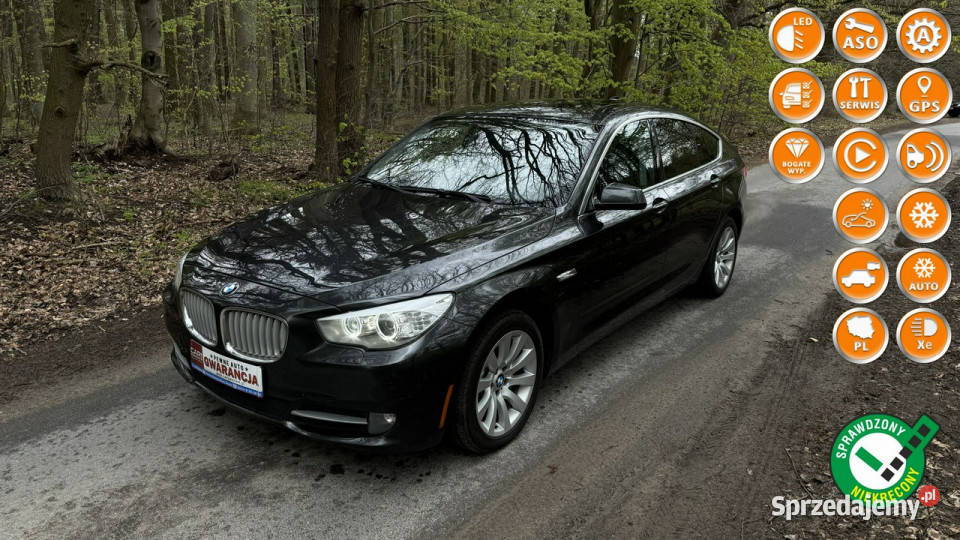 BMW 5GT 550i GT ledy bi xenon skóry panorama piękna bez wkładu zamiana 1r.…