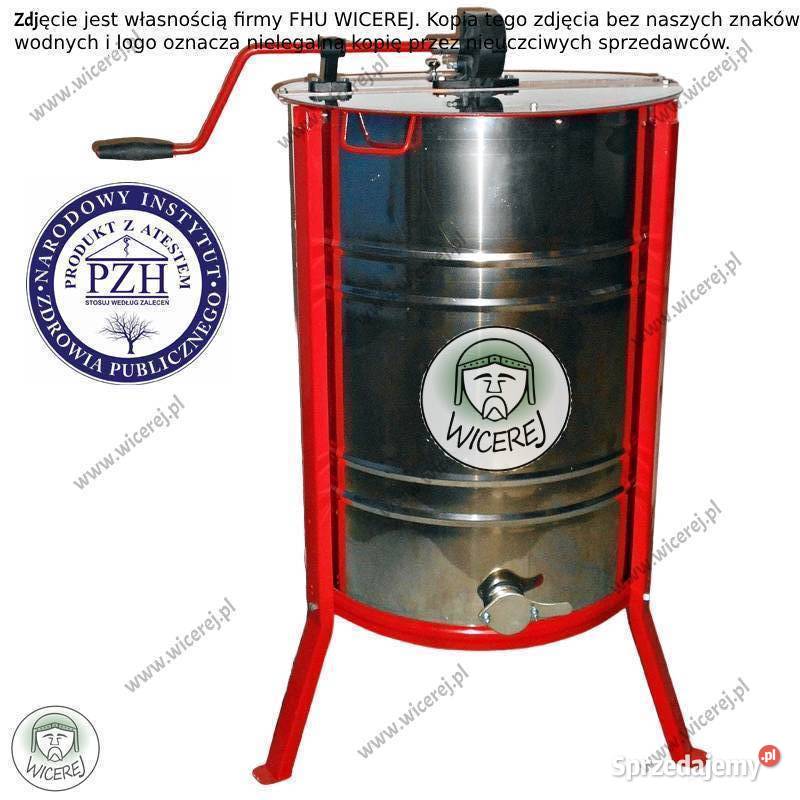 Miodarka ręczna 2 kasetowa Nierdzewna