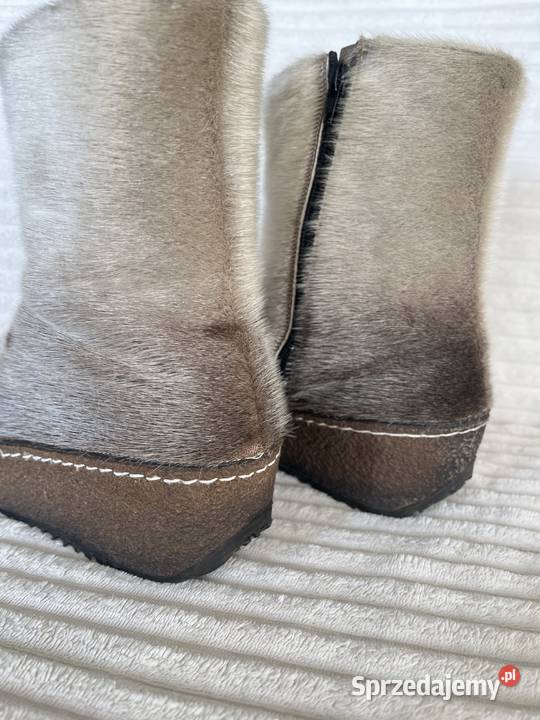 Vintage prawdziwe futro Winter Boots Schapuro Jastrzębie-Zdrój sprzedam