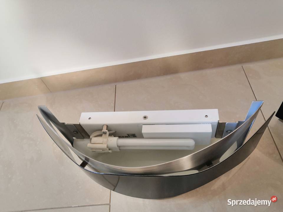 Lamp kinkiety srebrno czarne 2 sztuki Liszki