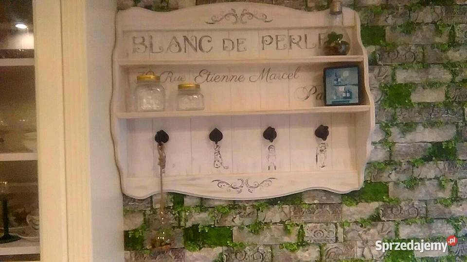 Wieszak prowansalski vintage rustykalny kuchenny Radków