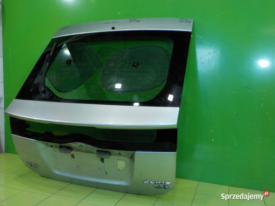 TOYOTA PRIUS II 15 VVTI AUT 09r HB 5D klapa tyl Klapy bagażnika Części samochodowe