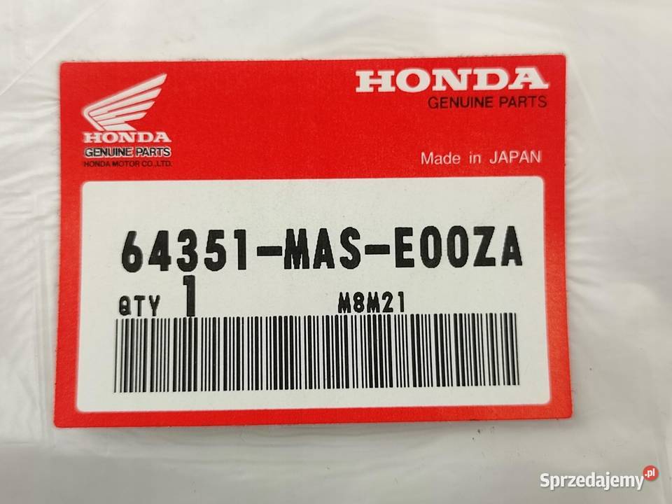 NAKLEJKA R BOCZEK LEWY HONDA CBR900RR FIREBLADE Tapicerki samochodowe