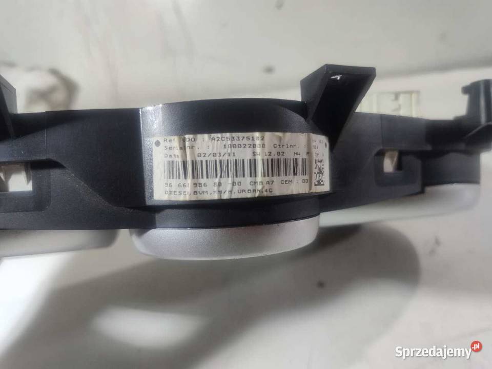 LICZNIK PEUGEOT 207 14 HDI 9666898680