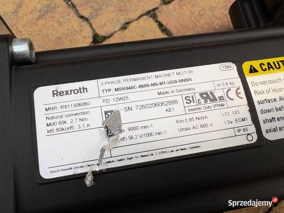 Rexroth R055711599 CKK 15110 R911306060 MSK040C Warszawa