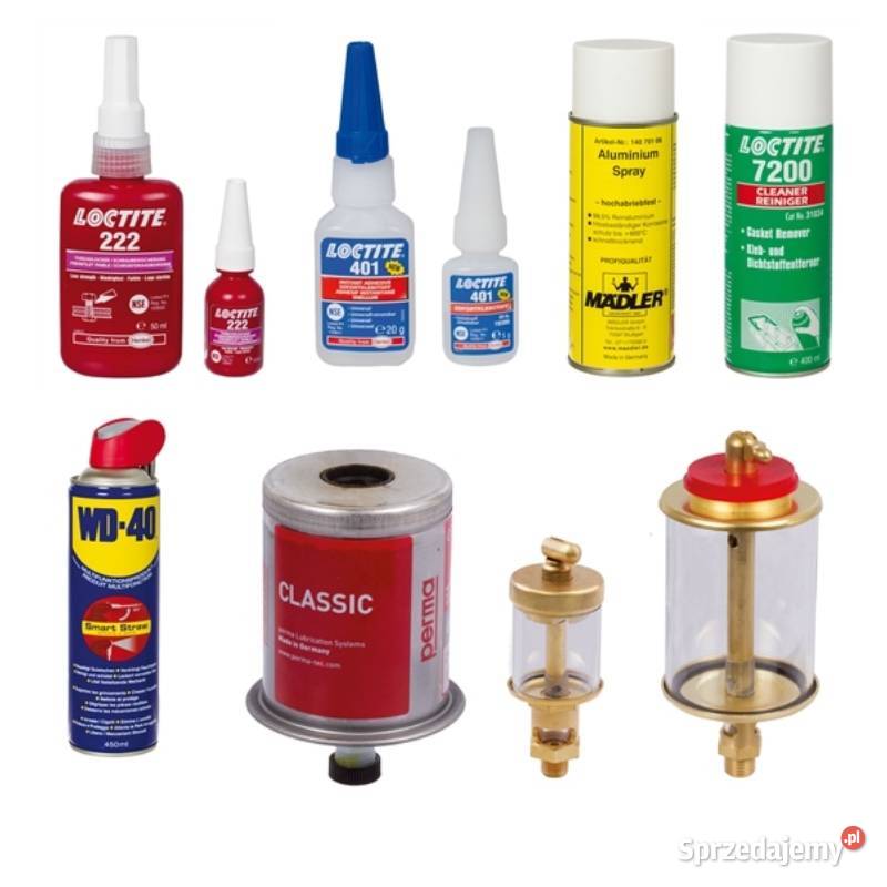 Loctite uszczelniacze kleje smarownice olejarki