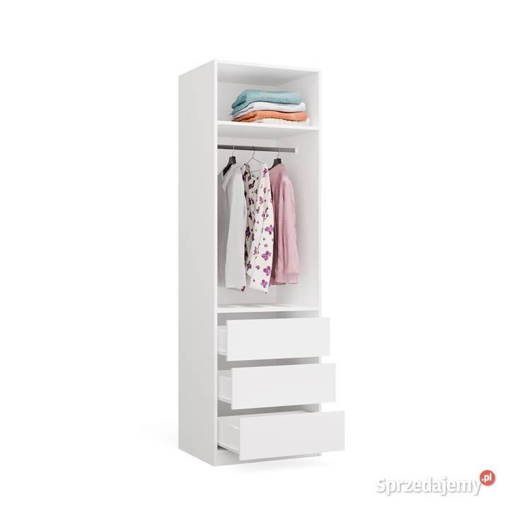 Garderoba OPENO 1W1P3S BIAŁA 60cm sprzedam