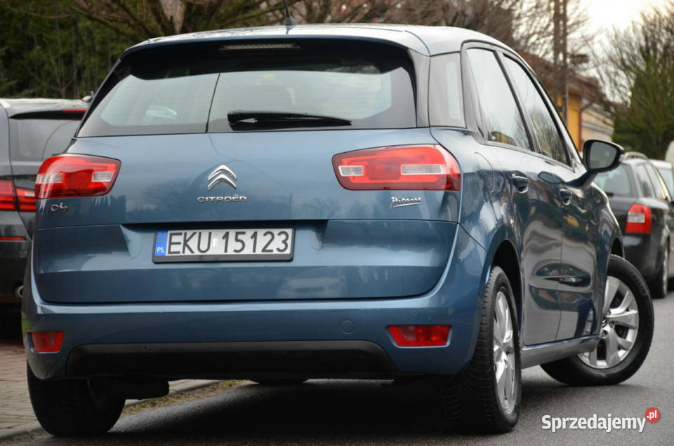 Citroen C4 Picasso Zarejestrowane 16 eHDI 116 immobilizer Kutno