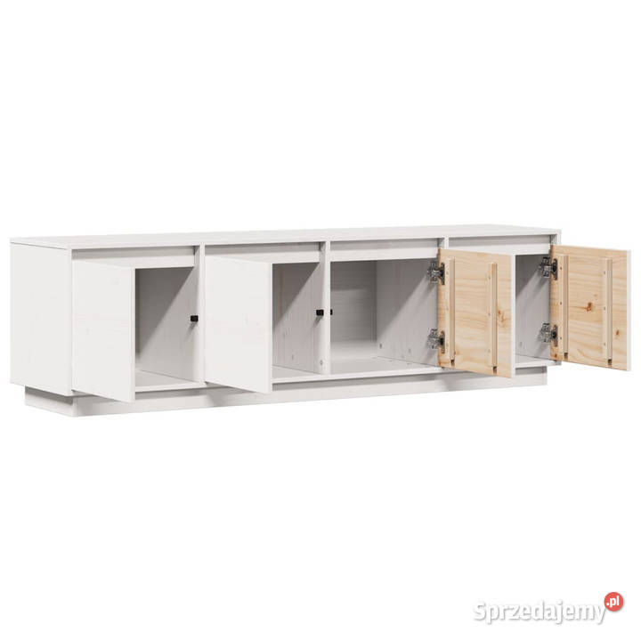 Szafka pod telewizor biała 156x37x45 lite drewno mazowieckie Warszawa