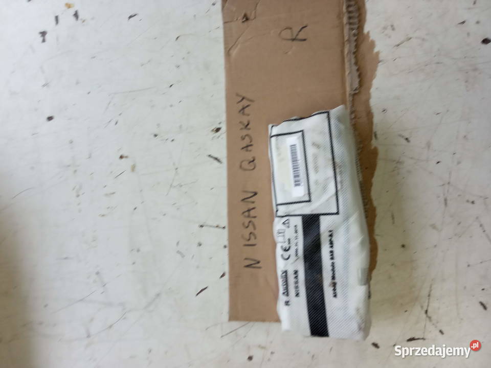 NISSAN QASHQAI PODUSZKI FOTELI Kobylnica