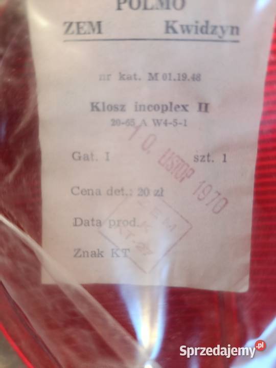 Klosz lampy nowy orginalny c 325 c328 świętokrzyskie Czekarzewice Drugie sprzedam