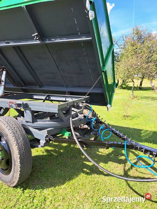 Przyczepa wywrotka rolnicza SANOK D44A nieuszkodzony Cynków
