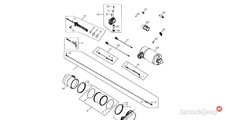 John Deere 9470RX Zespół przewodów rozgałężnych Jastrzębniki sprzedam