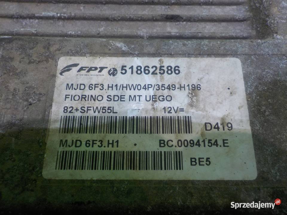 FIAT FIORINO 13 MJET 11r sterownik komputer Suków