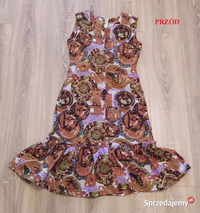 Sukienka damska WZORY Z falbankami  Hajnówka