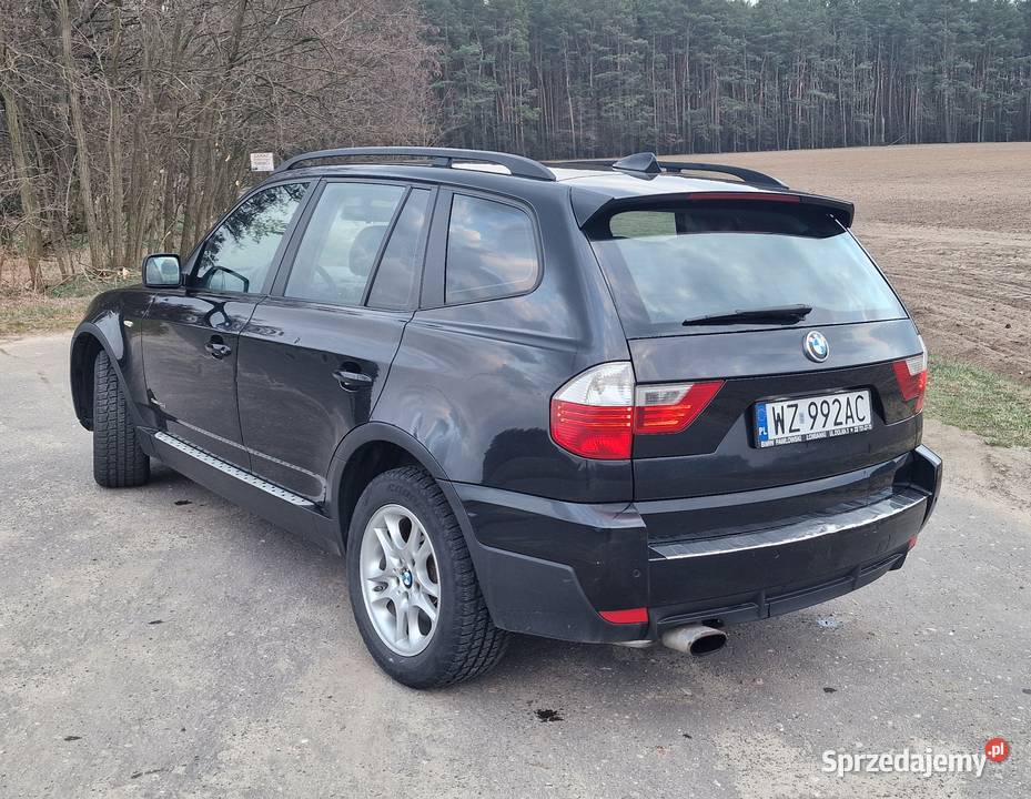 BMW X3 20d xDrive 2008r PDC Skóra Automat elektryczne szyby łódzkie Łódź