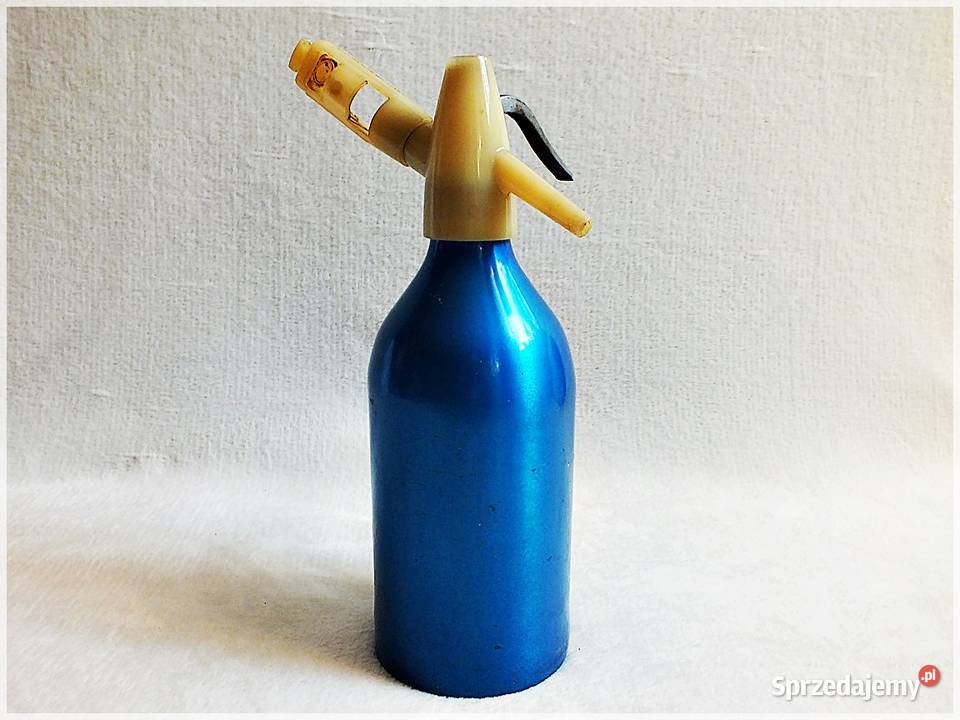 Stary syfon wody sodowej metalowy 1976r Kultowy lubuskie Żary