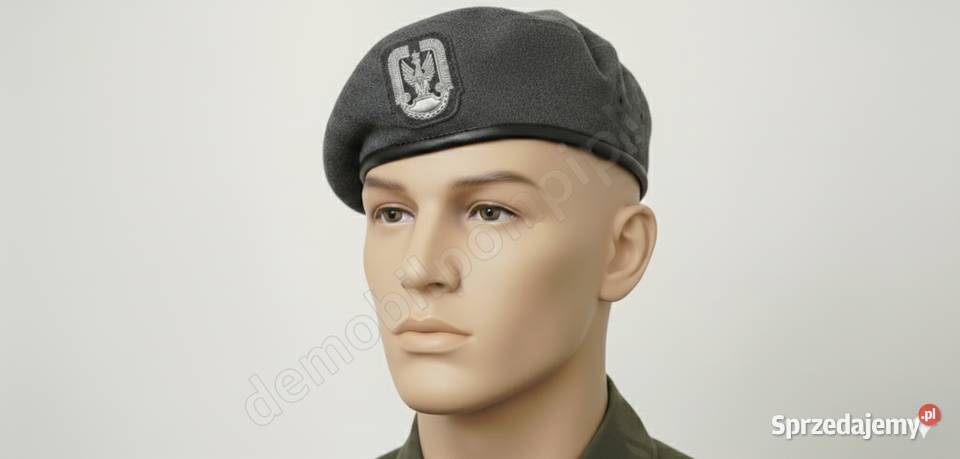 Beret wojskowy Wojska Polskiego stalowy 55 Kraków