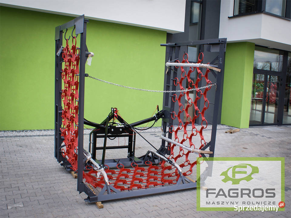 Nowa Włóka ŁĄKOWA polowa brona hydrauliczna RATY Szczecinek