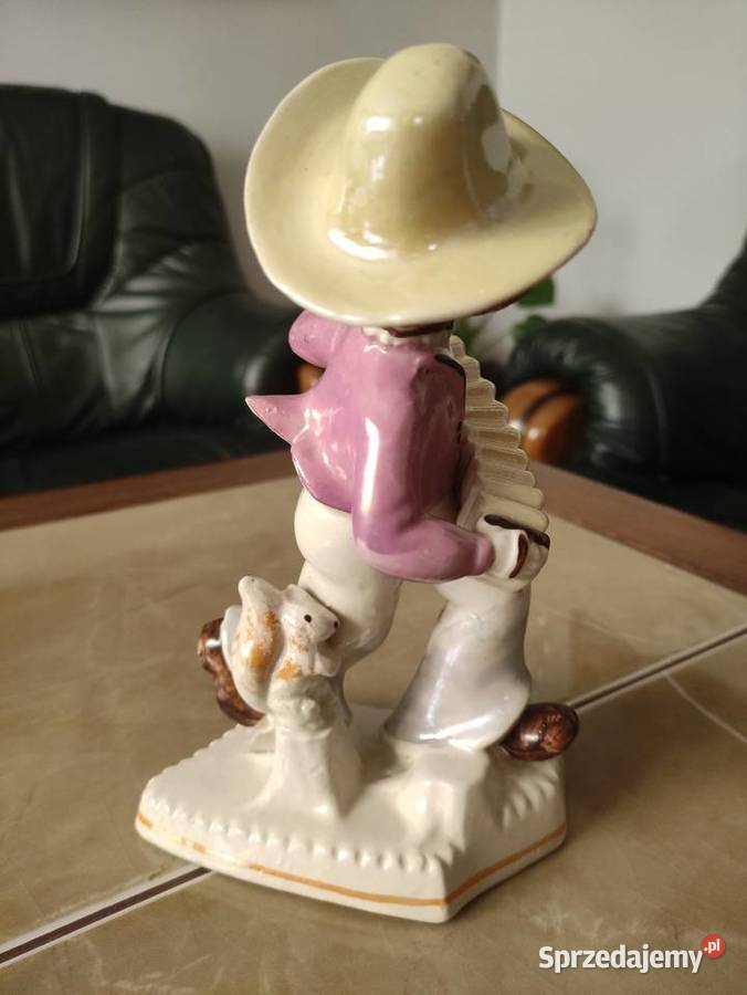 Figurka porcelanowa Grajek Z Buksowicz STEATYT lubelskie sprzedam